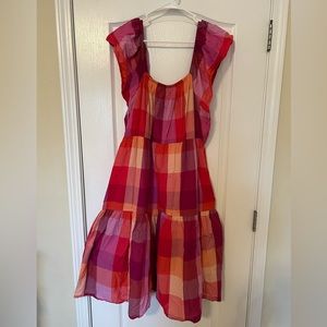 Time and Tru flutter sleeve tiered dress